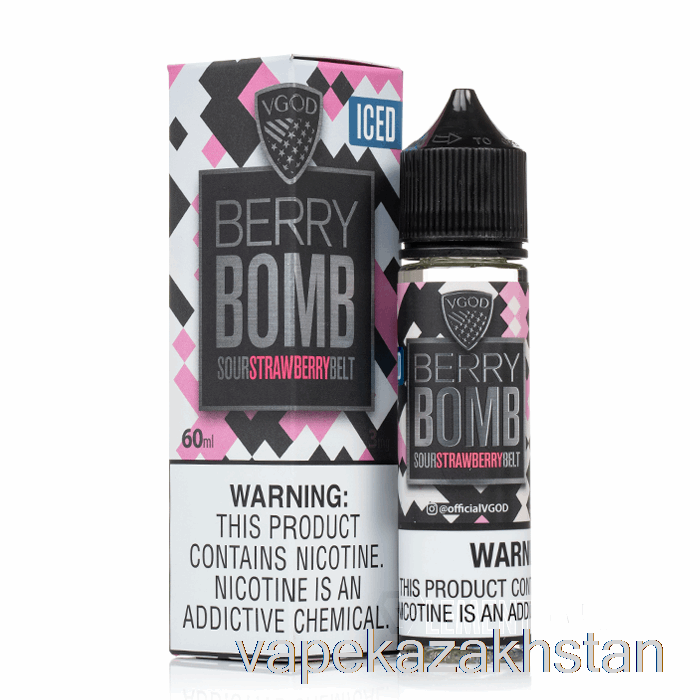 Vape Disposable Iced Berry Bomb - VGOD E-Liquid - 60mL 3mg